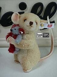 Steiff 007385 LINA MOUSE WITH HARLEKIN TEDDY BEAR RMS 2023