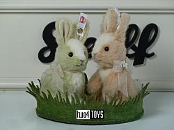 Steiff 007408 EASTER RABBIT SET WOOL PLUSH 2023