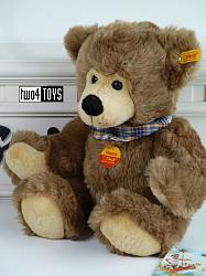 Steiff 013621 HAPPY LARGE DANGLING TEDDY BEAR BROWN PLUSH 2003