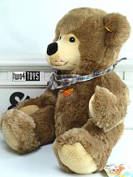 Steiff 013638 HAPPY TEDDYBEER KNUFFELZACHT BRUIN PLUCHE 2003