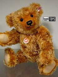 Steiff 021060 GOLDI TEDDYBEER GOUD GETIPTE MOHAIR 2015