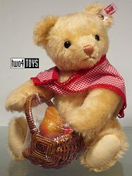 Steiff 021480 PICNIC MAMA TEDDY BEAR | VANILLA MOHAIR | 2016
