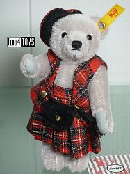 Steiff 026911 EDINBURGH TEDDY GREAT ESCAPES IN GESCHENKDOOS 2019