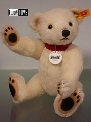 Steiff 027000 CLASSIC TEDDY BEAR WHITE ALPACA 2015