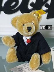 Steiff 027925 MINIATURE CLASSIC TEDDY BEAR GROOM 2000