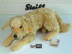 Steiff 031755 HEKTOR GOLDEN RETRIEVER DOG GOLDEN MOHAIR 2004