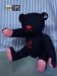 Steiff 035494 SEASIDE SELECTION BLAUW VILTEN TEDDYBEER 2012