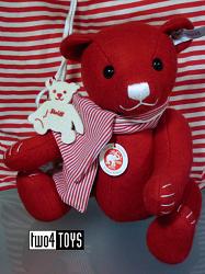 Steiff 036651 SELECTION RED FELT TEDDY BEAR 2011