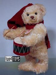 Steiff 037368 CHRISTMAS TEDDY BEAR LITTLE DRUMMER BOY 2007