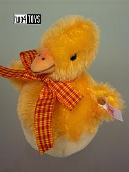 Steiff 038235 ROLLY POLLY EASTER CHICK IN EGG MOHAIR SPRING 2005