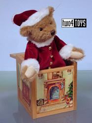 Steiff 038419 KERSTMIS ALPACA SANTA TEDDY IN THE BOX 2007