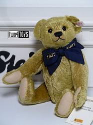 Steiff 038778 A MILLION HUGS BRASS MOHAIR TEDDY BEAR 2007