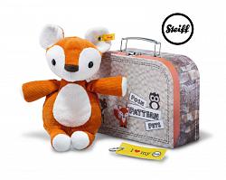 Steiff 045097 PHIL FOX POSH PATTERN PETS IN SUITCASE 2017