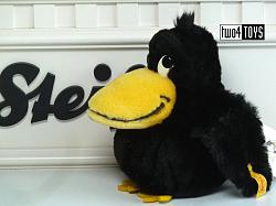 Steiff 056772 KRALOS THE BLACK CROW CUDDLY SOFT PLUSH 2005