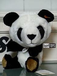 Steiff 064845 TOM THE BIG HEAD PANDA CUDDLY SOFT PLUSH 2018