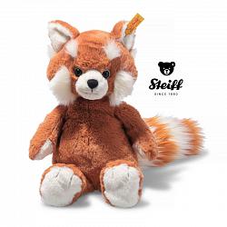 Steiff 075537 CUDDLY SOFT FRIENDS BENJI RED PANDA PLUSH 2023