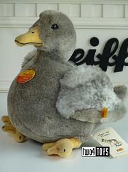 Steiff 076022 DOMESTIC DUCK CUDDLY SOFT PLUSH 2008