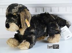 Steiff 076985 MORITZ DACHSHUND DOG SOFT WOVEN PLUSH 2013