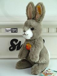 Steiff 080197 DORMY RABBIT BUNNY SOFT GRAY PLUSH 2004