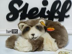 Steiff 089114 RING RACCOON CUDDLY SOFT WOFEN FUR 2003