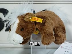 Steiff 110610 PONY HORSE CUDDLTY SOFT BROWN PLUSH 2005
