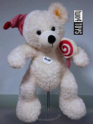 Steiff 111501 LOTTE TEDDY BEAR WITH CAP AND LOLLY 2011