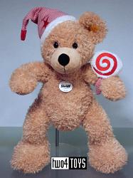 Steiff 111549 FYNN TEDDY BEAR WITH CAP AND LOLLY 2011