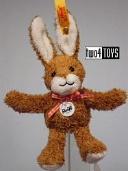 Steiff 112270 RABBIT BUNNY KEY RING SOFT BROWN PLUSH 2013