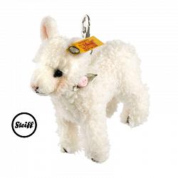 Steiff 112386 LITTLE LAMB KEY CHAIN CREAM SOFT PLUSH 2016