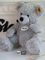 Steiff 113789 FYNN TEDDY BEAR 28 CM GREY PLUSH 2019