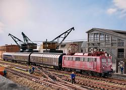 2026 Minitrix 16407|18297 DB AG SERIE 140 E-LOC|TRANSWAGON SET