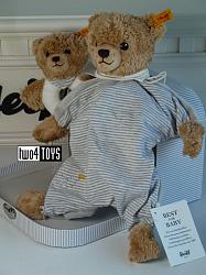 Steiff 240980 SLEEP WELL BEAR KNUFFELDOEK & GRIJPRING SET 2016