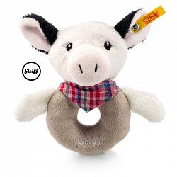 Steiff 241048 HAPPY FARM COWALOO COW GRIP TOY W. RATTLE 2017