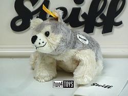 Steiff 281372 BERNIE HUSKY DOG CUDDLY SOFT PLUSH 2010