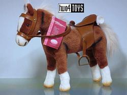 Gotz 3401099 BROWN DOLL JUMPING HORSE w SADDLE AND BRIDLE 2024
