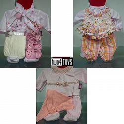 Gotz 3402243 BABY DOLLS 14-PIECE BENEFIT CLOTHING SET