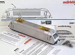 Marklin 3461 Re 460 SBB MHI SILVER ELECTRIC LOCOMOTIVE 1993