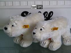 Steiff 354267 / 354274 GRETA AND LARS POLAR BEARS 2003