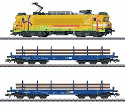 2024 Marklin 39721 48659 STRUKTON CLASS 1800 E-LOC & FLAT CARSET
