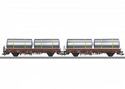 Marklin 46925 DB SET OF 2 STAKE CARS WITH BREWERY TANKS 2017