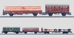 Marklin 48802 DB TRANSFER TRAIN 5 CARS FREIGHT SET 2003