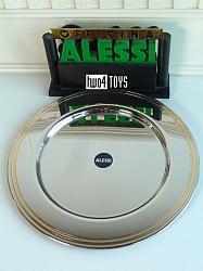 Alessi 5100 ROUND PLATE HOLDER | STAINLESS STEEL | SOTTSAS |RARE