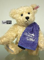 Steiff 660801 OCEAN TEDDY BEAR HOLLAND WHITE MOHAIR 2002