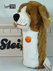 Steiff 671647 DOG GOLF CLUB HEAD COVER SOFT WOVEN FUR 2004