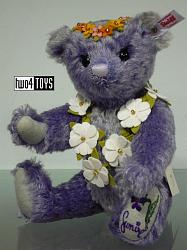 Steiff 677885 SUMIRE TEDDY BEAR | LAVENDER MOHAIR | JAPAN 2015