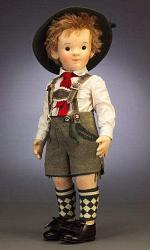 Steiff & R. John Wright 710254 KINDER SERIES FELT DOLL MATHIAS