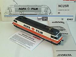 Marklin 83463.1 Re 460 SBB AGFA FILM 1st VERSION E-LOCO 1994