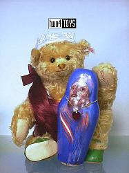 Steiff 994609 ERNST FUCHS &quot;SCHATZI&quot; TEDDY BEAR & BABUSCHKA 2002