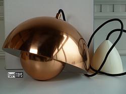 FLOWERPOT VP1 PENDANT LAMP COPPER │ Verner Panton │ &tradition