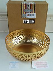 Alessi MSA04/29GD CACTUS! OPEN FRUIT BOWL GOLD | 2002 M. Sansoni